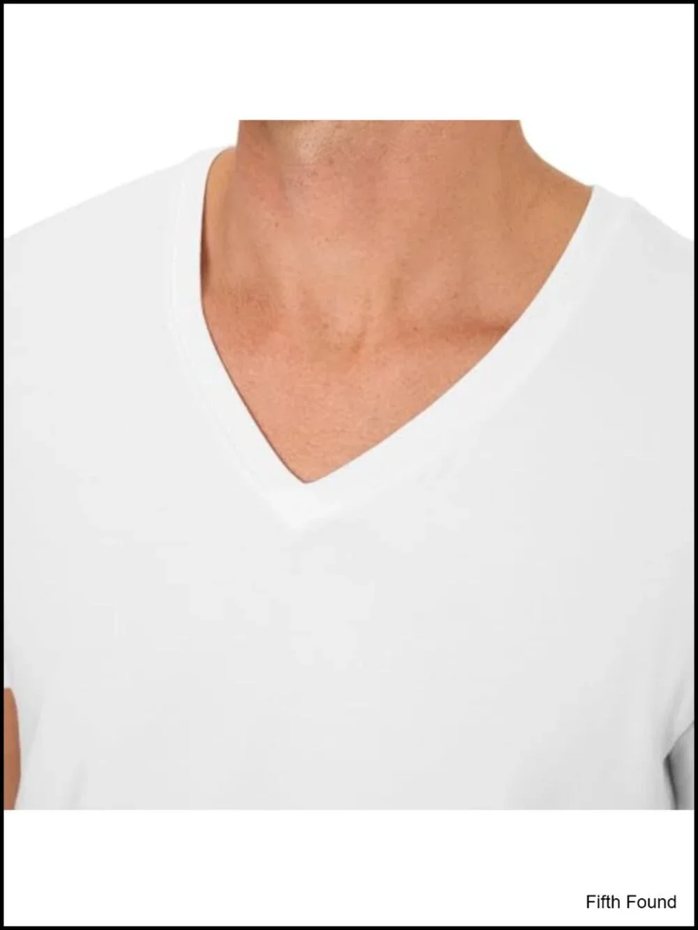 Men's V-Neck Undershirts 3-Pack Stretch Cotton Moisture Wicking